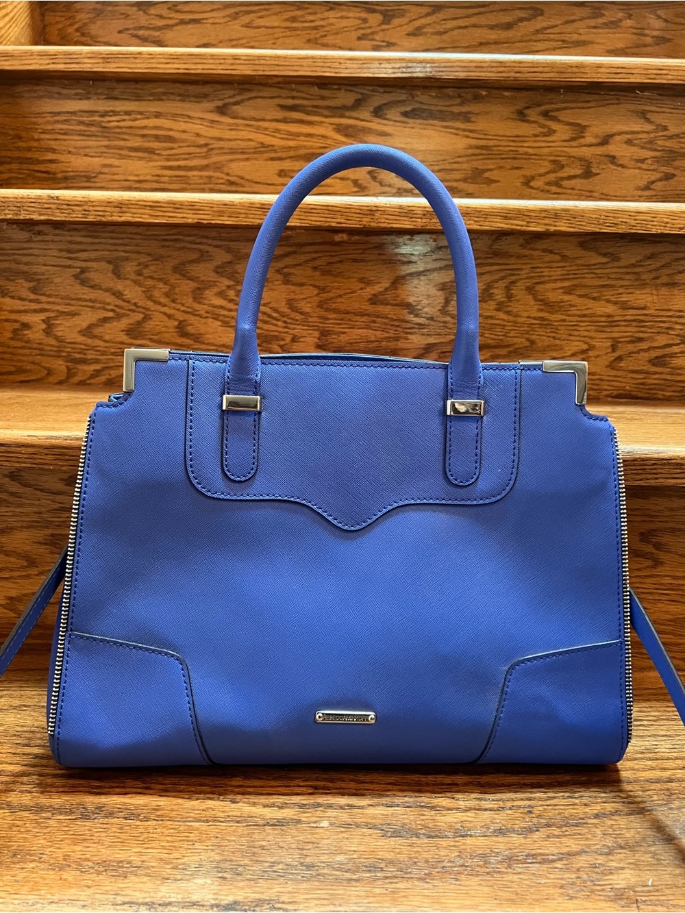 Rebecca Minkoff Amorous electric blue satchel